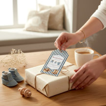 Blå Jean Baby Shower Cowboy Boots tack