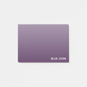 Blå John lila färg namn Post-it Block