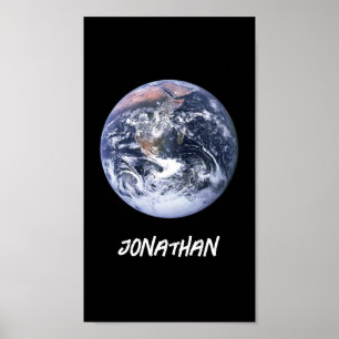 Blå jordklot telefonbakgrund poster