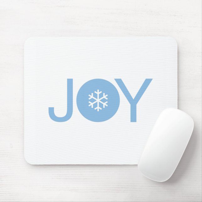 Blå Joy Jul Mouse Pad Musmatta (Med mus)