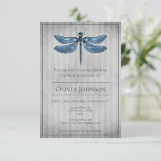 Blå judisk Möhippa av Dragonfly Inbjudningar