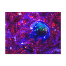 Blå jul Boll, Lila Träd