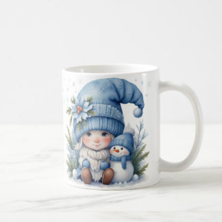 Blå jul - Little Elf Kaffemugg