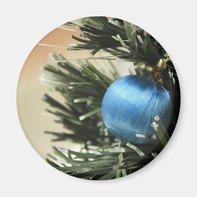 Blå jul magnet (Framsidan)