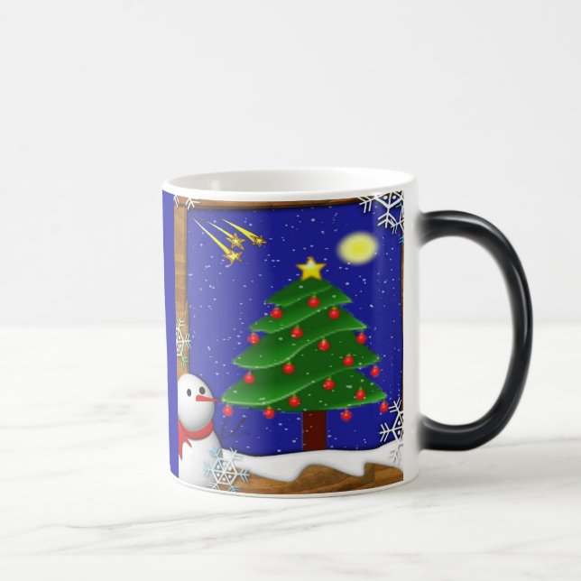 Blå jul Mugg (Höger)