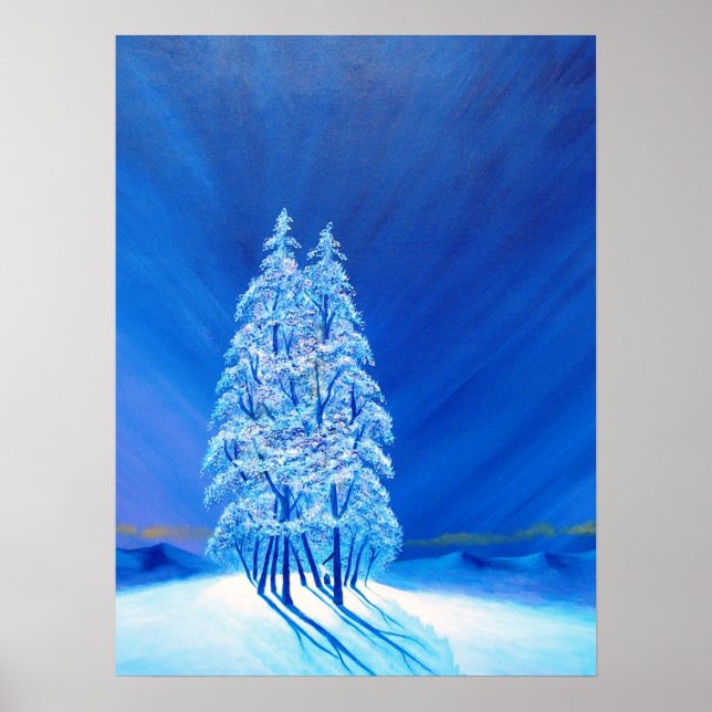 Blå jul nr 2 poster (Framsidan)