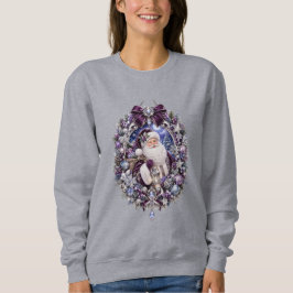 Blå jul santa T-Shirt