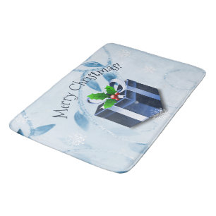 Blå julgåva Bath Mat Badrumsmatta