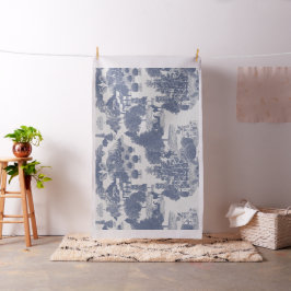 Blå julvinter Wonderland 30 tum Tyg