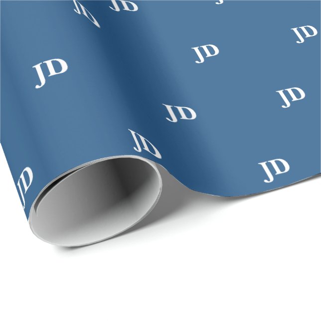 Blå jurist JD-examen  Presentpapper (Rullad Hörn)