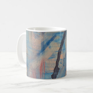 Blå kaffemugg