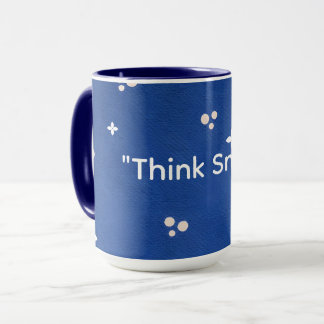 Blå kaffemugg