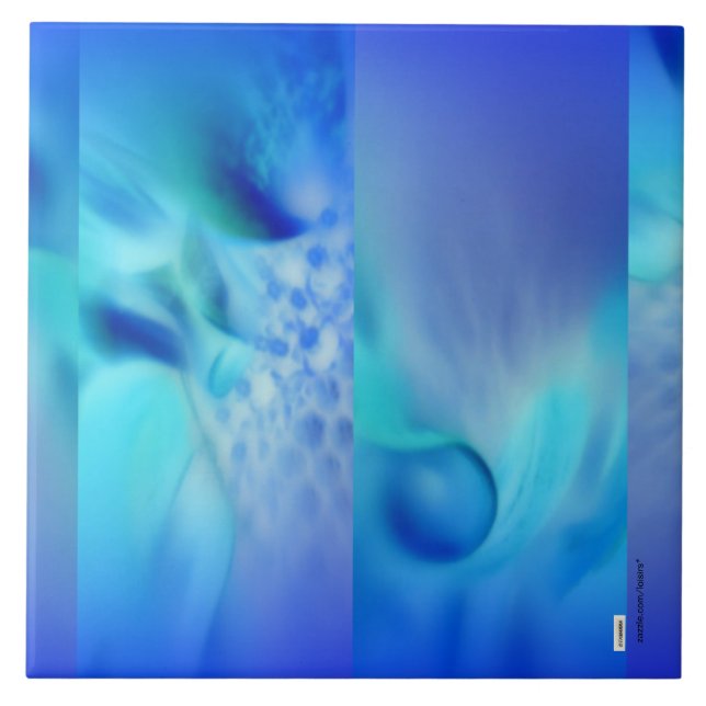 Blå Kakelplatta (Framsidan)