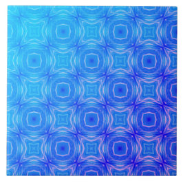 Blå, kalk, Lila och Rosa Sjöjungfru Kakelplatta