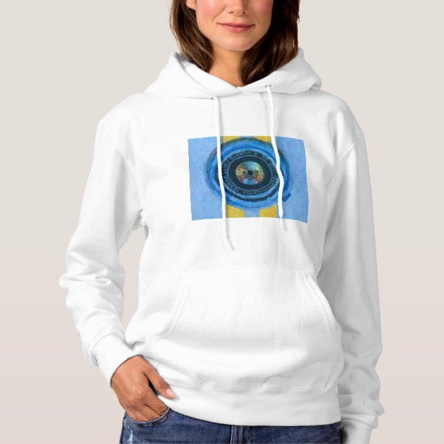 Blå Kamera T Shirt (Framsida)
