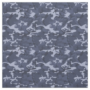 Blå kamouflerad Camo Military Urban Mönster Tyg