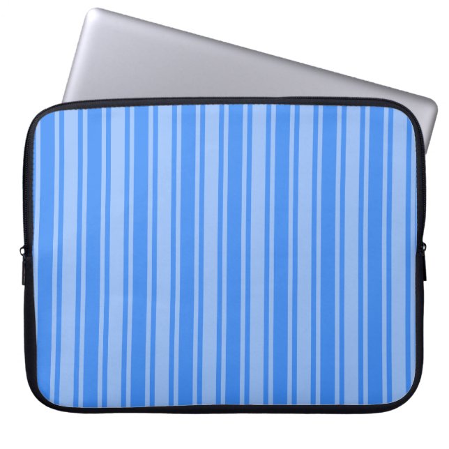 Blå kandy rand laptop fodral (Framsidan)