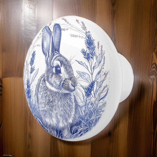 Blå kanin och Lavender Gräns Knopp (Skapare uppladdad)