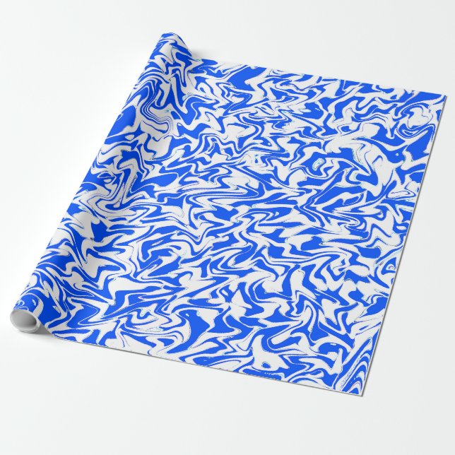 Blå kaos..... presentpapper (Utrullad)