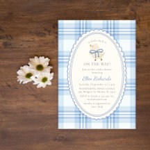 Blå Karo Little Chick Pojke Baby Shower 
