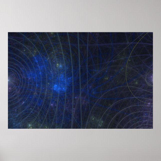 blå karta-sköldpadda poster (Framsidan)