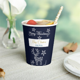 Blå karvade julprydnader