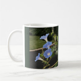 Blå kaskad morgonstånds kaffemugg