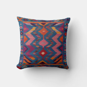 Blå Kilim Pillows Tysklanda: Kudde