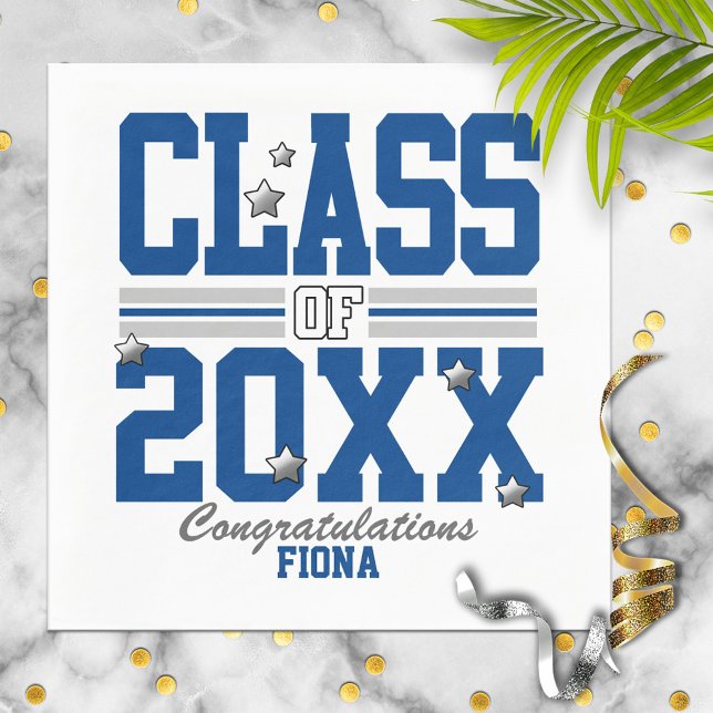 Blå|Klass för Silver-gradering år Pappersservett (Skapare uppladdad)