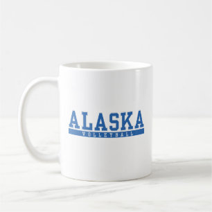 blå klassisk Alaska Volleyball-reflektor Kaffemugg