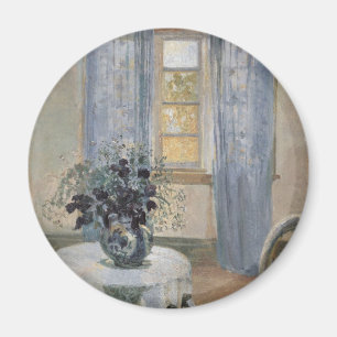 Blå Klematis i konstnärens ateljé, Anna Ancher Magnet