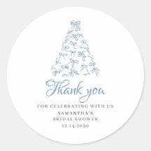 Blå Klotterband Julgran Bröllopsdusch