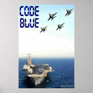 Blå kod: CVN 70 Poster