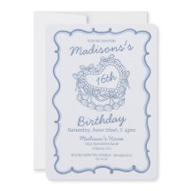 Blå kokvett - kokvett - födelsedag