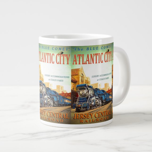 Blå komet Tåg Jumbo Muggar (Framsida höger)