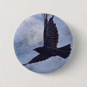 Blå konsthandling i Raven & Måne Knapp