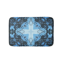 Blå Kor naturen Mönster Bath Mat Badrumsmatta