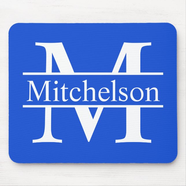 Blå Kor Pub LR Monogram Musmatta (Framsidan)
