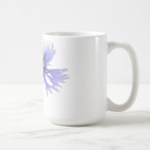 Blå kornrosfoto - kaffemugg