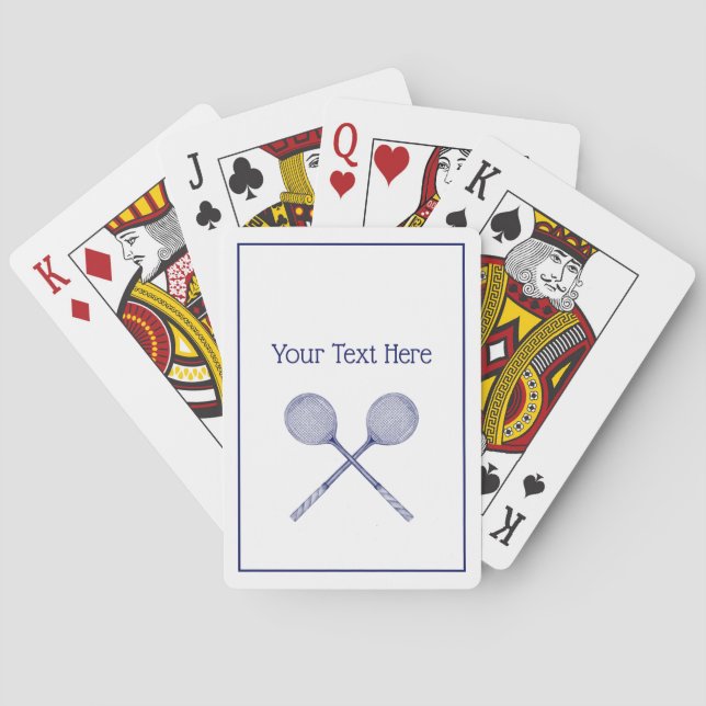 Blå korsade kvadratiska rattar casinokort (Baksidan)