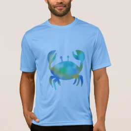 Blå krabba t shirt