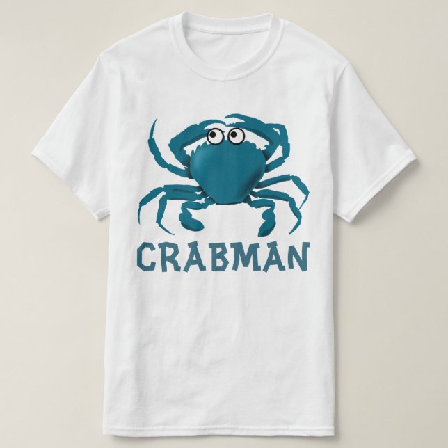 Blå krabba tröja (Design framsida)