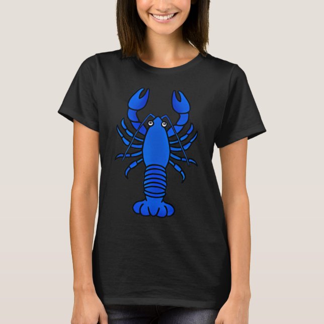 Blå kräfta t shirt (Framsida)