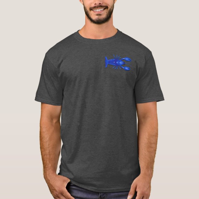 Blå Kräftor T Shirt (Framsida)