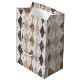 Blå Kräm Argyle Fars Dag