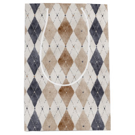 Blå Kräm Argyle Fars Dag