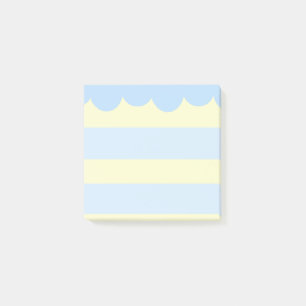 Blå kummel post-it block