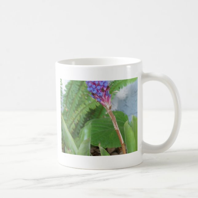 Blå kummelblomma kaffemugg (Höger)