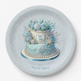 Blå kummelblommor Papper plåt