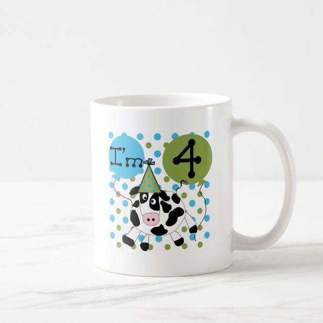 Blå kummelskjortor och 4e födelsedagen-skjortor kaffemugg (Höger)